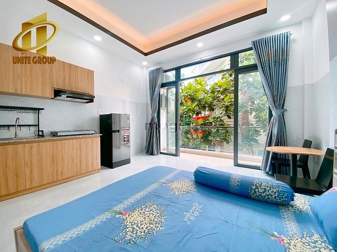 Hình ảnh Studio Ban Công KDC Bông Sao-Full Nt-Mấy Giặt Riêng-Free xe