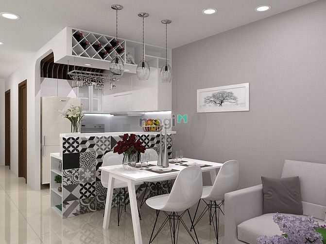 Hình ảnh Cho thuê CH Âu Cơ Tower 90m2, 3PN, 2WC, Full NT. Giá Thật: 13 tr/th