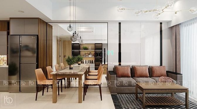Hình ảnh Cho thuê 2PN Botanica Premier view Hồ bơi, đầu T1 check-in. Giá có TL