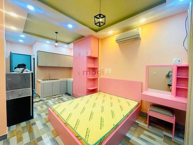 Hình ảnh 🦋 Tone hồng nên chỉ dành cho nữ - Full nội thất - Ban công thoáng mát