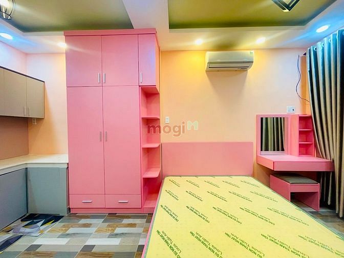 Hình ảnh 🦋 Tone hồng nên chỉ dành cho nữ - Full nội thất - Ban công thoáng mát