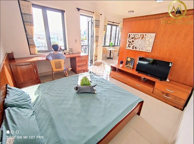 Hình ảnh Căn Hộ 1 Phòng Ngủ Full Nội Thất Có Balcon Có Bảo Vệ Có Thang Máy