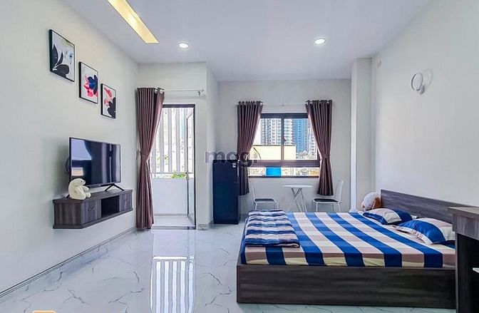 Hình ảnh Studio - Full nội thất bancol cửa sổ - Gần landmark 81 🛵🏡