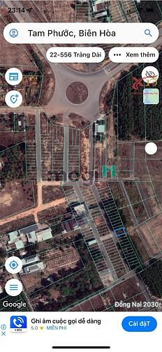Hình ảnh Bán Đất ngay vòng xoay đường 60m phường Tam Phước tp Biên Hoà 162 m2