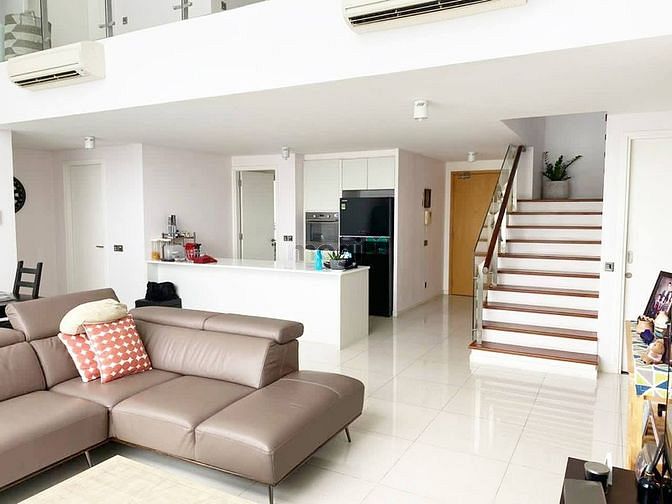 Hình ảnh Cho thuê căn Penthouse The Estella nội thất cơ bản kết cấu 4PN, 252m2