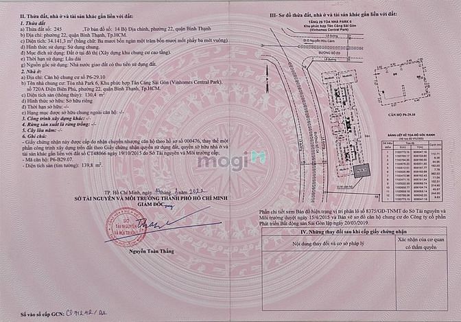Hình ảnh Cần bán Trang Chủ MB66.COM / Đăng Ký Tặng 66K Vinhome Central Park