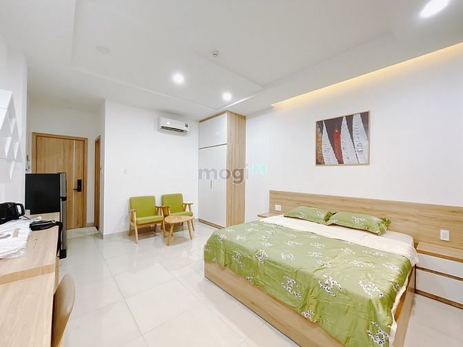 Hình ảnh Studio Tôn Thất Thuyết full nội thất bancong, bếp riêng bao điện nước