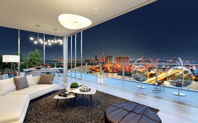 Hình ảnh 3PN 138 m2 - Sunrise city cho thuê 26 trd/tháng, giá tốt nhất tt