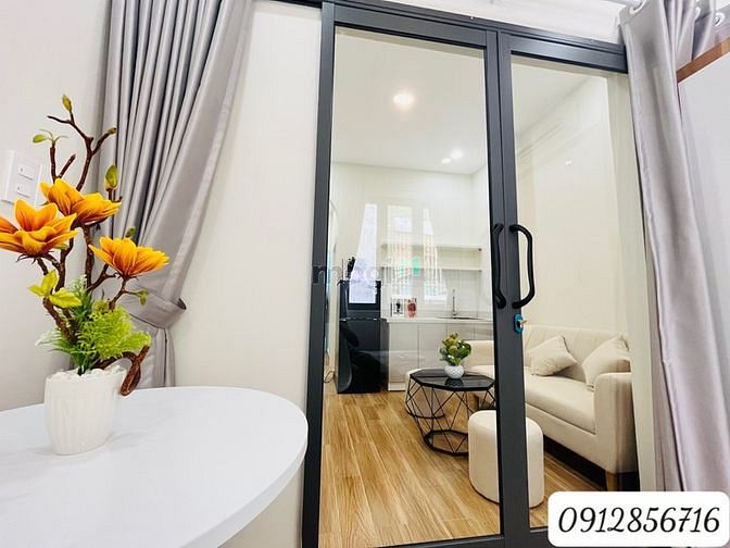 Hình ảnh 1PN tách bếp Full nội thất mới 100% máy giặt riêng ngay ngã 4 THThanh