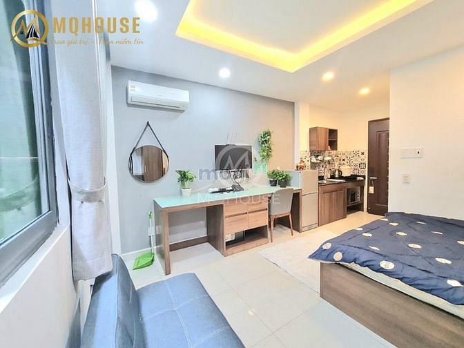 Hình ảnh Căn Hộ Studio Bancony Hai Bà Trưng gần Cầu Kiệu Đối Diện Chợ Tân Định