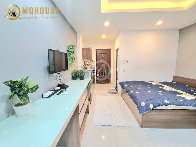 Hình ảnh Căn Hộ Studio Bancony Hai Bà Trưng gần Cầu Kiệu Đối Diện Chợ Tân Định