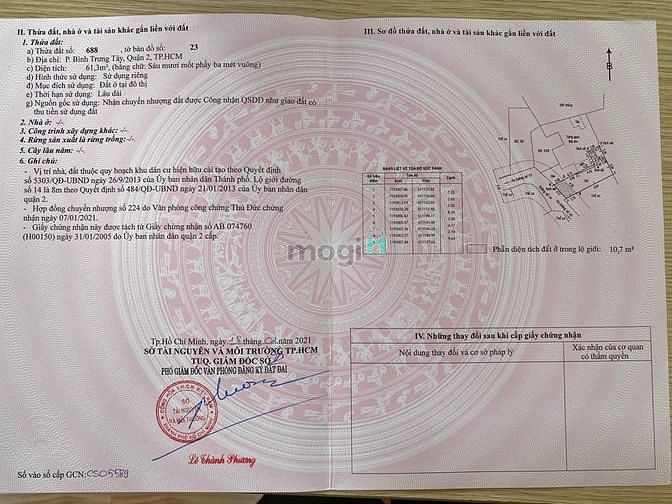 Hình ảnh BDS Hùng Vĩ Land [NC] MTNB Đs14 Bình Trưng Tây Q2 02/01/2023