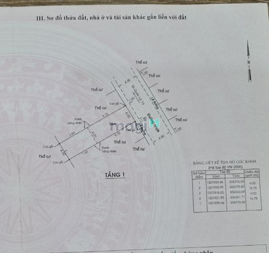 Hình ảnh Bán đất hiệp bình phước dtcn 67m 4x17 qmxd 5 tầng