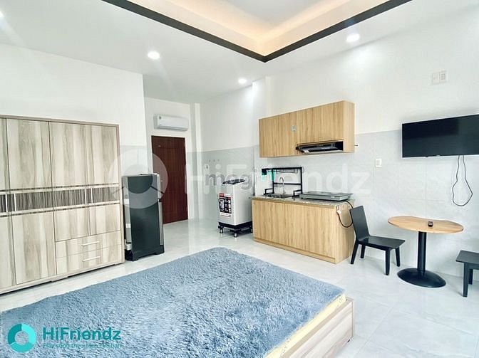 Hình ảnh Studio bancol full nội thất , máy giặt riêng - HiFriendz hỗ trợ cọc