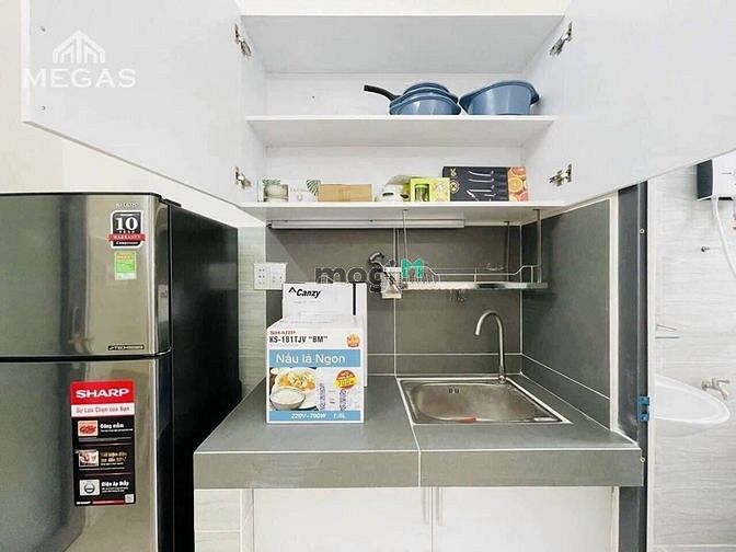 Hình ảnh Studio Bình Lợi có luôn máy giặt riêng và ban công