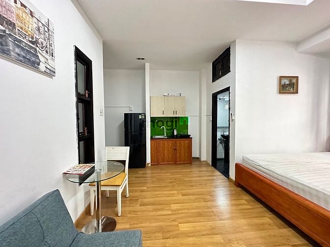 Hình ảnh Căn Hộ 1 Phòng Ngủ, Studio Full Nt, Ban Công Lớn, Ngay VinCom Quận 7