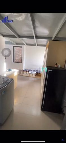 Hình ảnh full nội thất có máy giặt riêng, ngay vòng xoay trần não
