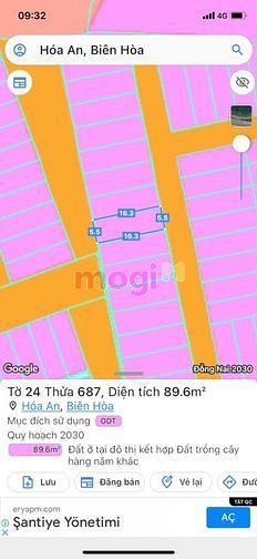 Hình ảnh Bán Lô Đất 2Mặt Tiền DT: 90m2 Tp Biên Hoà. Giá Chỉ: 2Tỷ550Tr.