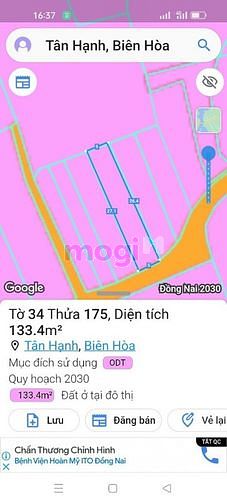 Hình ảnh Bán Đất DT lớn 134m2 Giá Rẽ. Tp Biên Hoà. Chỉ :2Tỷ150Triệu.