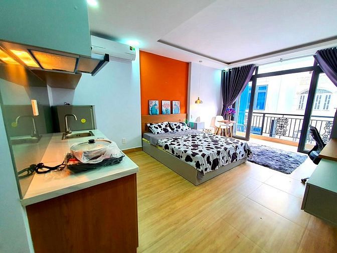 Hình ảnh Căn Hộ Studio Ban Cônng ngay Trung Tâm Quận 1