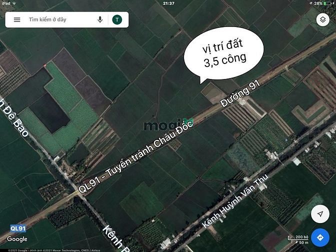 Hình ảnh Bán 3.5 công đất ruộng Châu Đốc có sổ đỏ
