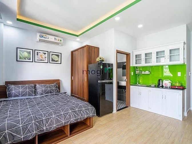 Hình ảnh C.Hộ Studio Siêu Tiện Nghi Full Nội Thất Máy Giặt Riêng Ngã 4 Blue UEF
