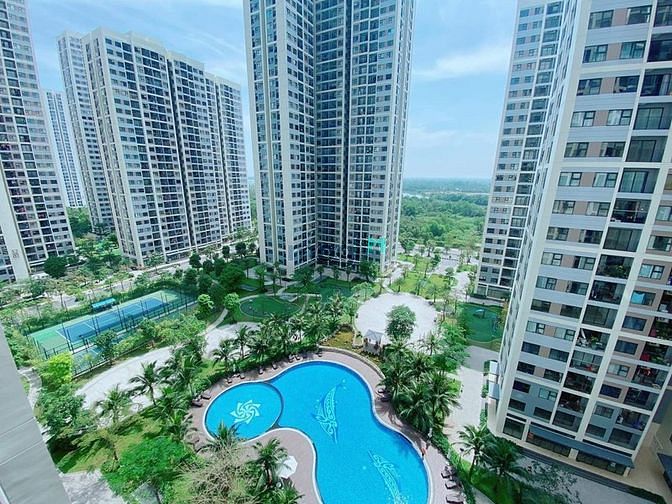 Hình ảnh Căn Hộ 2PN Full Bếp Rèm Vinhomes Q9 – mới đẹp ở ngay