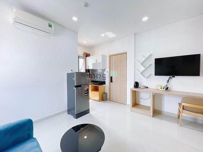 Hình ảnh Trang Chủ MB66.COM / Đăng Ký Tặng 66K studio có cửa sổ_gần cầu kênh tẻ_ bao điện nước_full nội thất