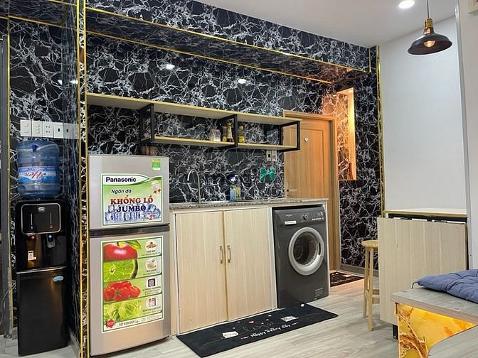 Hình ảnh Cho thuê phòng trọ studio Full nội thất, ban công cực CHILL gần sân ba