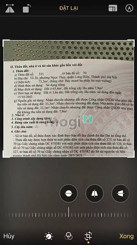 Hình ảnh Chính chủ Cần bán đất 81,7m2 mặt phố Ngọc Thụy, Long Biên.