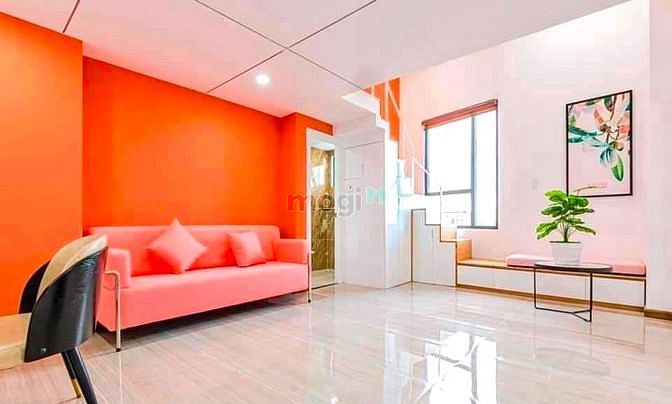 Hình ảnh DUPLEX cao cấp, màu hồng xinh xắn, hồ bơi sân thượng Q7