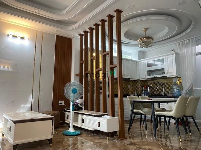 Hình ảnh Nhà đẹp Tân Mỹ Q7 xe hơi tới nhà 5 tầng có sân thượng 4 PN