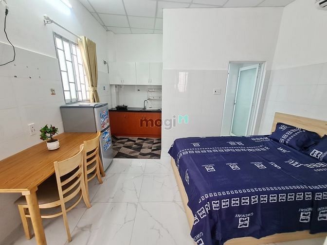 Hình ảnh Studio ban công rộng 30m2 full nội thất.