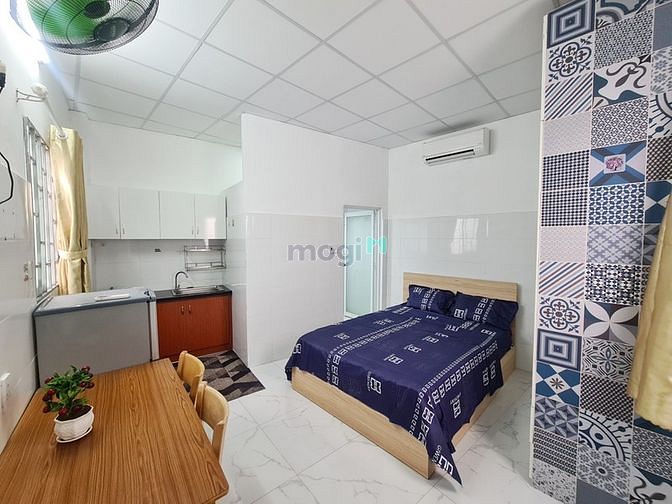 Hình ảnh Studio ban công rộng 30m2 full nội thất.