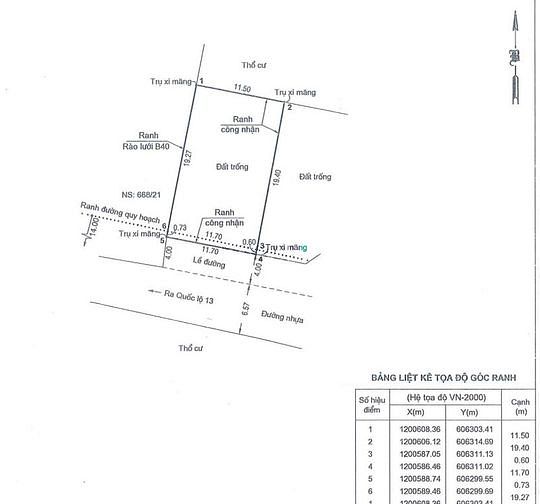 Hình ảnh Bán đất mặt tiền 668 HBP, Thủ Đức, gần Vạn Phúc City, DT232m2 Full Thổ