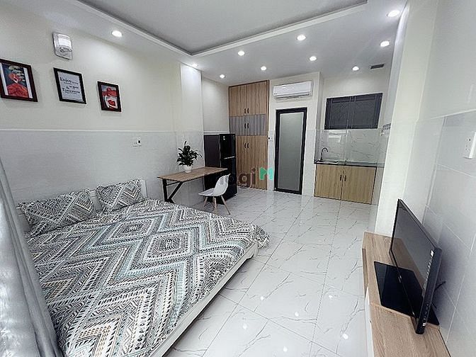 Hình ảnh Căn Hộ DV Có Ban Công Đẹp Mới Xây Full Nội Thất