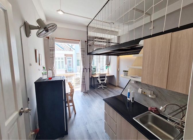 Hình ảnh Duplex 1 Trệt 1 Lầu, Studio Bancon_Full NT_Nguyễn Thái Bình_Khu K300