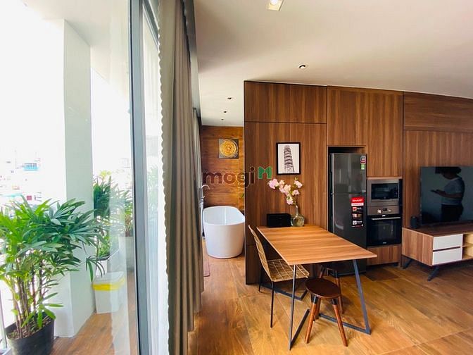 Hình ảnh Căn Hộ 1PN thiết kế sang trọng đẳng cấp bồn tắm view khủng