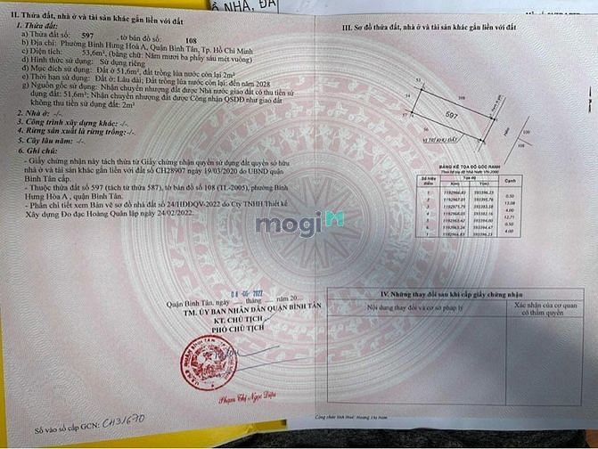 Hình ảnh Bán nhà 54m2 bình Hưng hoà a bình Tân