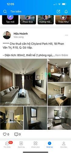 Hình ảnh Cho thuê cityland park hiiis 78m2,2pn,2wc full nội thất