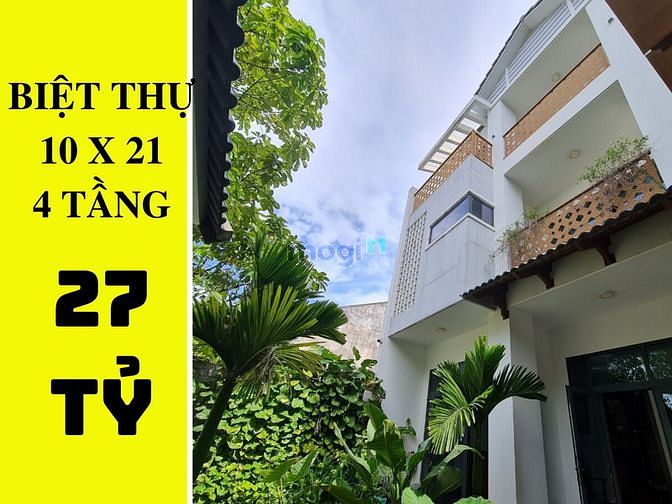 Hình ảnh ✅ Biệt Thự Đặng Thùy Trâm P.13 Bình Thạnh - 10 x21 chỉ 27 tỷ