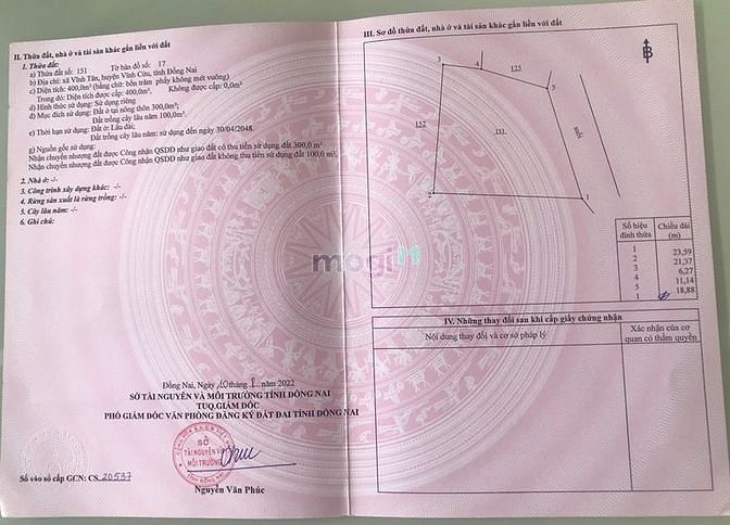 Hình ảnh Bán gấp lô đất vườn 300m thổ cư, giáp suối