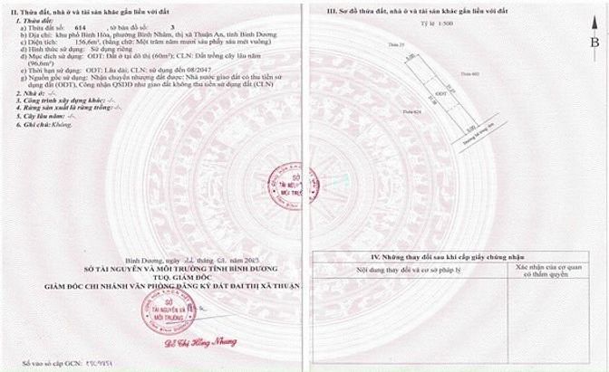 Hình ảnh Bán lô đất đẹp Ở bình nhâm 40 gần trung tâm , TP thuận an, bình dương