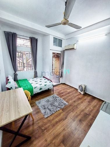 Hình ảnh Phòng Studio Full Nội thất ban công siêu sáng