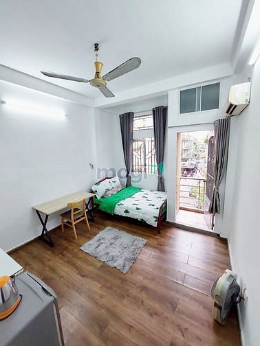 Hình ảnh Phòng Studio Full Nội thất ban công siêu sáng