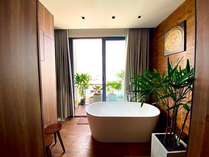 Hình ảnh Căn Hộ Cao Cấp rộng 80m2 - Ban công - Thang máy - Full NT cao cấp