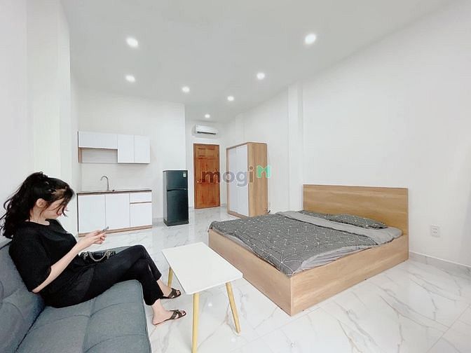 Hình ảnh Studio ban công full nội thất kế ĐH Mở