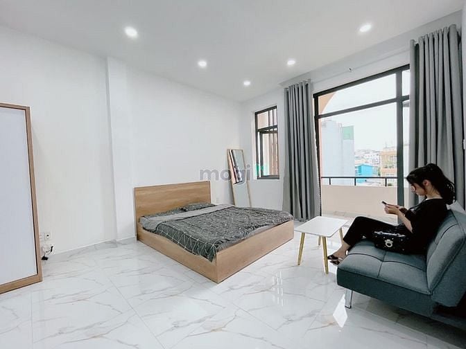 Hình ảnh Studio ban công full nội thất kế ĐH Mở