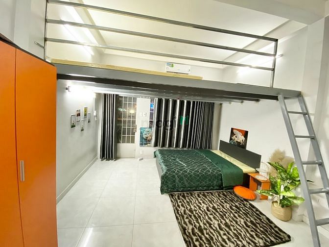 Hình ảnh Gác Cao 40m2 đầy đủ nội thất có Ban công Tân Bình