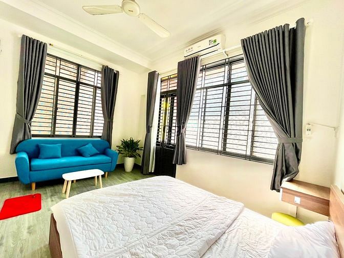 Hình ảnh ✨✨Mb6623 nạp rút nhanh chóng full NT 1PN cửa sổ balcony lớn ở bờ kè Hoàng Sa Q1